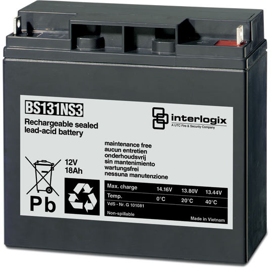 BS131N, ARITECH, Batteries, Energie, Tension Batterie [VDC] : 12, Technologie de batterie : Plomb, Capacité de la batterie [Ah] : 18, Garantie : 2 ans, 