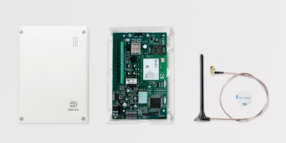 DALM1000 IP/4G, ADDSECURE, Transmetteurs, Transmetteurs d'alarmes, Intrusion, Transmission, Entrée d'alarme : 8, Protocole de transmission : Contact ID, SIA DC09 IP, Robofon, SIA I, SIA II, SIA III, SIA III étendu, Réseau mobile : 2G/3G/4G et SMS, IP Ethernet : RJ45 intégrée sur la carte-mère, Sorties OC : 4x 250mA, Notifications par e-mail : Oui, ARC centres de réception d'alarmes : 1 ARC avec deux adresses IP (redondance), Garantie : 2 ans, 