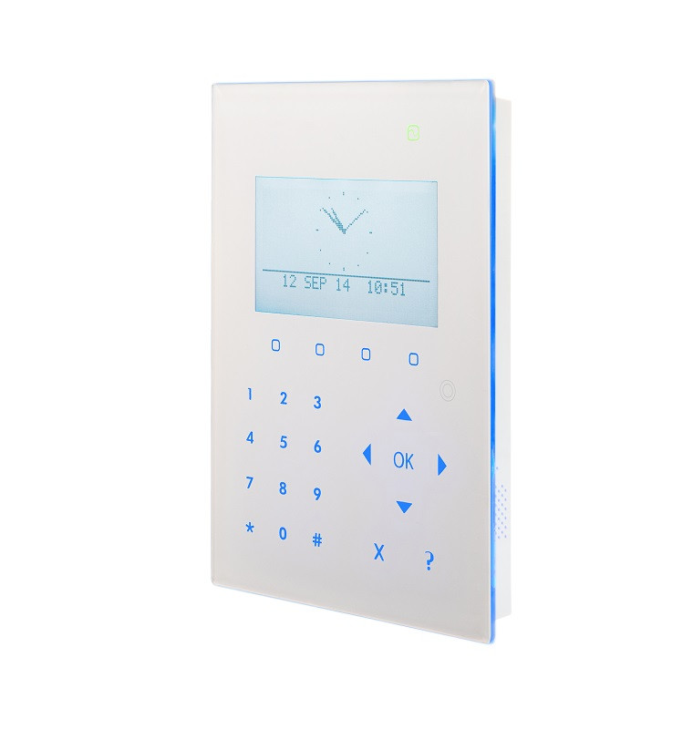 SPCK521.100-N, ACRE, Claviers et lecteurs, SPC, Intrusion, Ecran tactile : Oui, Compatible avec centrale(s) : Vanderbilt centrales SPC, Lecteur de proximité intégré : Oui, Ecran LCD : Oui, Garantie : 5 ans, Réf. fabricant : V54543-F116-A100, 