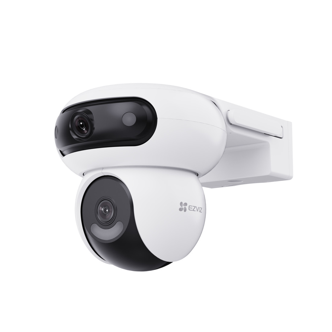H90 Dual 2K+, EZVIZ, Vidéosurveillance, Résolution Vidéo : 4MP, Indice de protection IP : 65, LEDs Infrarouge : Oui, Fonctionnalités PTZ : Autotracking, Focale (mm) : 2.8mm, Alimentation : 12 VDC / 1,5A (incl.), Garantie : 2 ans, Réf. fabricant : 303103336, 