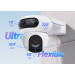 H90 Dual 2K+, EZVIZ, Vidéosurveillance, Résolution Vidéo : 4MP, Indice de protection IP : 65, LEDs Infrarouge : Oui, Fonctionnalités PTZ : Autotracking, Focale (mm) : 2.8mm, Alimentation : 12 VDC / 1,5A (incl.), Garantie : 2 ans, Réf. fabricant : 303103336, 