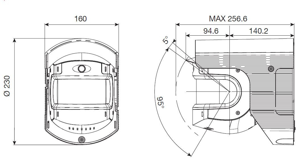RLS-50100V, OPTEX, Lasermelder, Laser Melder, Einbruch, Freilandüberwachung, Videoauflösung : 2MP, Abdeckung [m] : 100, Überwachungswinkel (°) : 190, Erfassungsbereiche : 8, IP-Schutzklasse : 66, Garantie : 2 Jahre, 