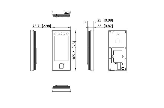 DS-K1T344MBWX-QRE1, HIKVISION, Lettori biometrici, Riconoscimento facciale, Controllo di accesso, Alta sicurezza, Videosorveglianza, Interfaccia POE : 1 x POE 100Mbps, Interfaccia rete : 1x RJ-45 10/100 Mbps Ethernet, Compatibilità software di supervisione : HikCentral, HIK-Connect, HIK-Partner PRO, iVMS-4200, Identificazione biometrica : Riconoscimento facciale, Schermo LCD : 4.5'' LCD touch screen, Rif. produttore : 302921387, 