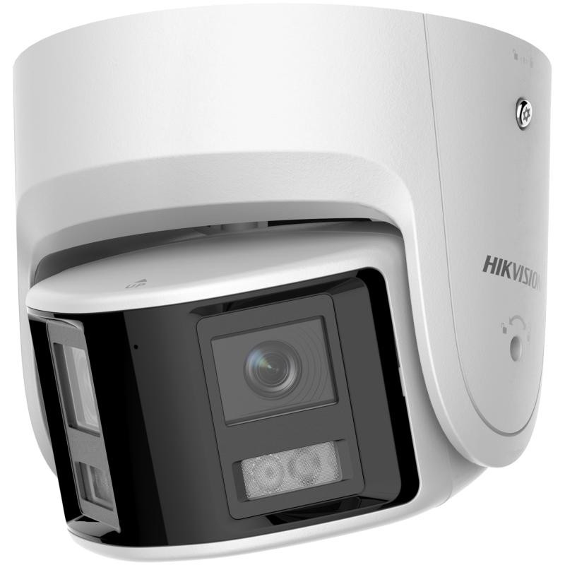 DS-2CD2346G2P-ISU/SL(2.8mm), HIKVISION, Panovu, Turret, Videosorveglianza, LEDs distanza massimale (m) : 30, Angolo di vista max. : orizzontale (°) : 180, Protezione IP : 67, Serie : HIK DarkFighter, HIK AcuSense, Live Guard, HIK Pro - Serie 2, Lux min. colore : 0.003, Garanzia : 3 anni, Rif. produttore : 311320488, 