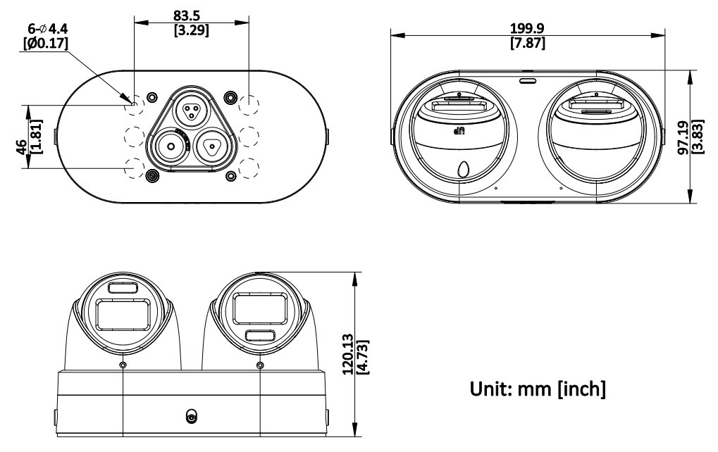 DS-2CD2346G3D-IZ2UY/SL(2.8/4)O-STDBLACK, HIKVISION, Turret, Videosorveglianza, LEDs distanza massimale (m) : 30, Angolo di vista max. : orizzontale (°) : 99.3, Protezione IP : 67, Serie : Anti-corrosione, HIK DarkFighter, HIK Pro - Serie 2, Lux min. colore : 0.001, Garanzia : 3 anni, Rif. produttore : 311332185, 