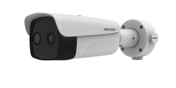 DS-2TD2637B-10/P, HIKVISION, Bulletcameras, Thermal cameras, Thermography, Videosurveillance, High security, Thermal resolution : 384 x 288, Multi Lense : Yes, Thermal Field of View : 37.7° x 27.7°, Temperature measurement range : 30 to 45°C, Tolerance of temperature measurement : +/- 0,5 degree, Warranty : 6 months, Manufacturer ref. : 305401179, 