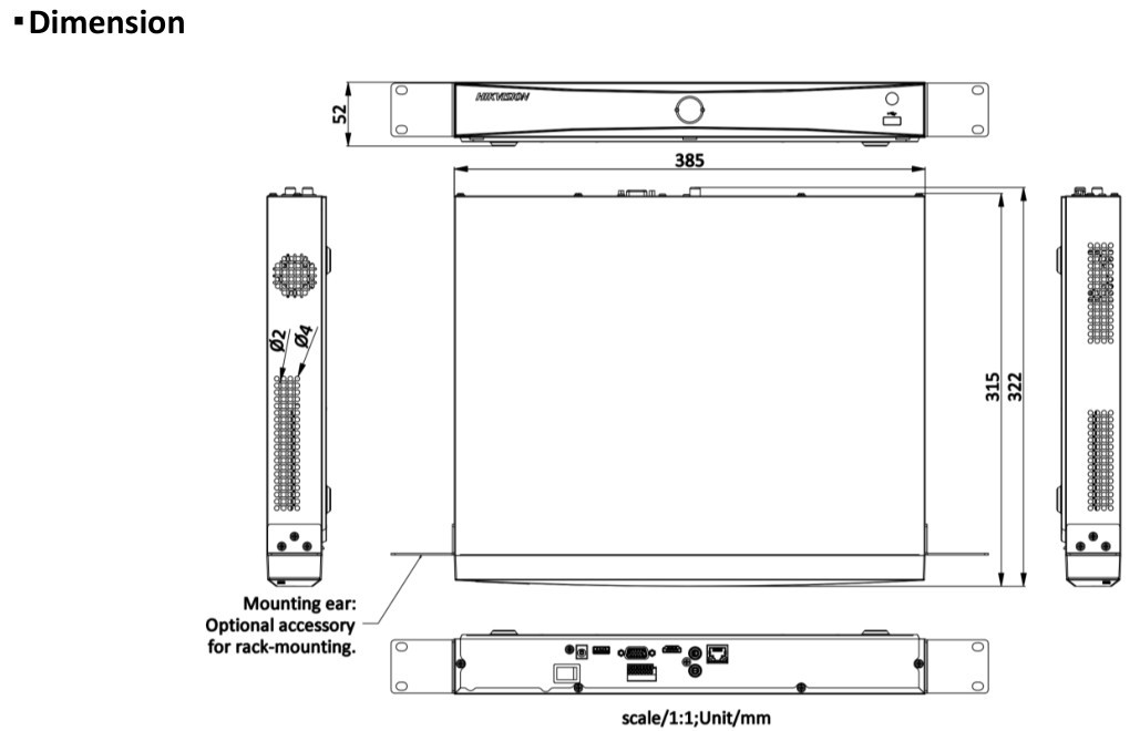 DS-7616NXI-K2(D)(STD), HIKVISION, Recording, Videosurveillance, Total video channels : 16, DeepinMind (AI) canals : 4, DeepinLearning (AI) Analyse : Face recognition, Face capture, Human & vehicle detection, Vehicle recognition, Optional discs : 2x SATA, Series : HIK AcuSense, Warranty : 3 Years, Manufacturer ref. : 303621206, 