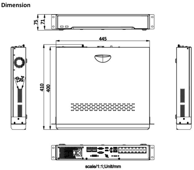 DS-7732NI-M4, HIKVISION, Recording, Videosurveillance, Number of IP channels : 32, Optional discs : 4x SATA, Analyzes : depending on the Hikvision camera, Alarm Input : 16, Warranty : 3 Years, Manufacturer ref. : 303616304, 