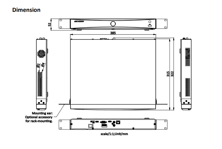 iDS-7616NXI-M2/X(STD), HIKVISION, Recording, Videosurveillance, Total video channels : 16, DeepinMind (AI) canals : 16, DeepinLearning (AI) Analyse : Face recognition, Face capture, Licence plate, Optional discs : 2x SATA, Series : HIK DeepinMind, HIK AcuSense, Warranty : 5 Years, Manufacturer ref. : 303617211, 