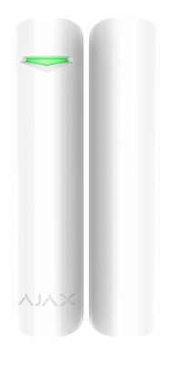 Superior DoorProtect Plus Jeweller-W, AJAX, Shock detectors, Magnetic contacts, Intrusion, Wireless frequency [MHz] : 868, Compatible with panel(s) : AJAX Hub Hybrid, Hub 2, Hub 2 plus, Radio Receivers compatible : ReX, ReX 2, Cells : 1x CR123A, Warranty : 2 Years, Manufacturer ref. : 133198.21.WH1, 