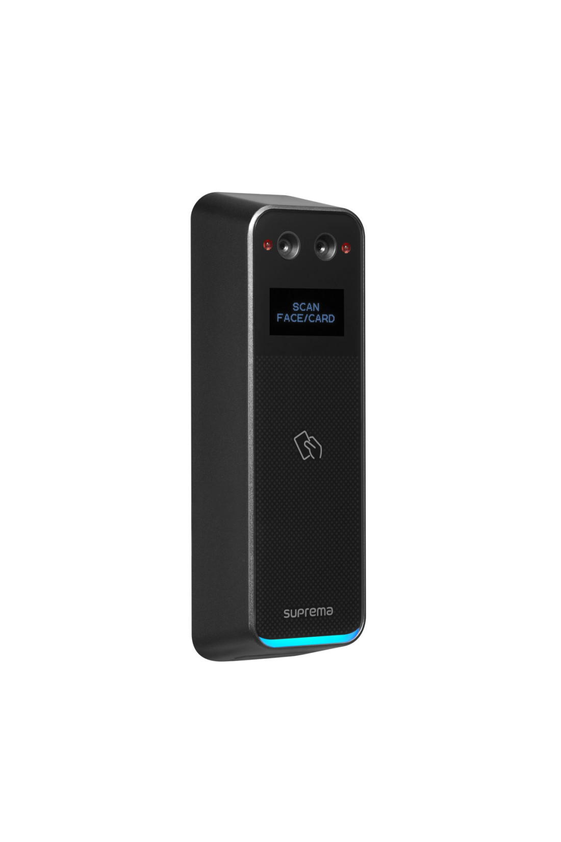 BEW3-APB, SUPREMA, Biometric readers, Access Control, Biometric identification : Face recognition, Wiegand interface : 1x In + 1x Out, Power supply : 12VDC, 24VDC, POE, BioStar software compatibility : From BioStar 2.x, Max users [1:1] : 100000, IP Ethernet : RJ45 integrated on mainboard, Warranty : 2 Years, Manufacturer ref. : BEW3-APB, 