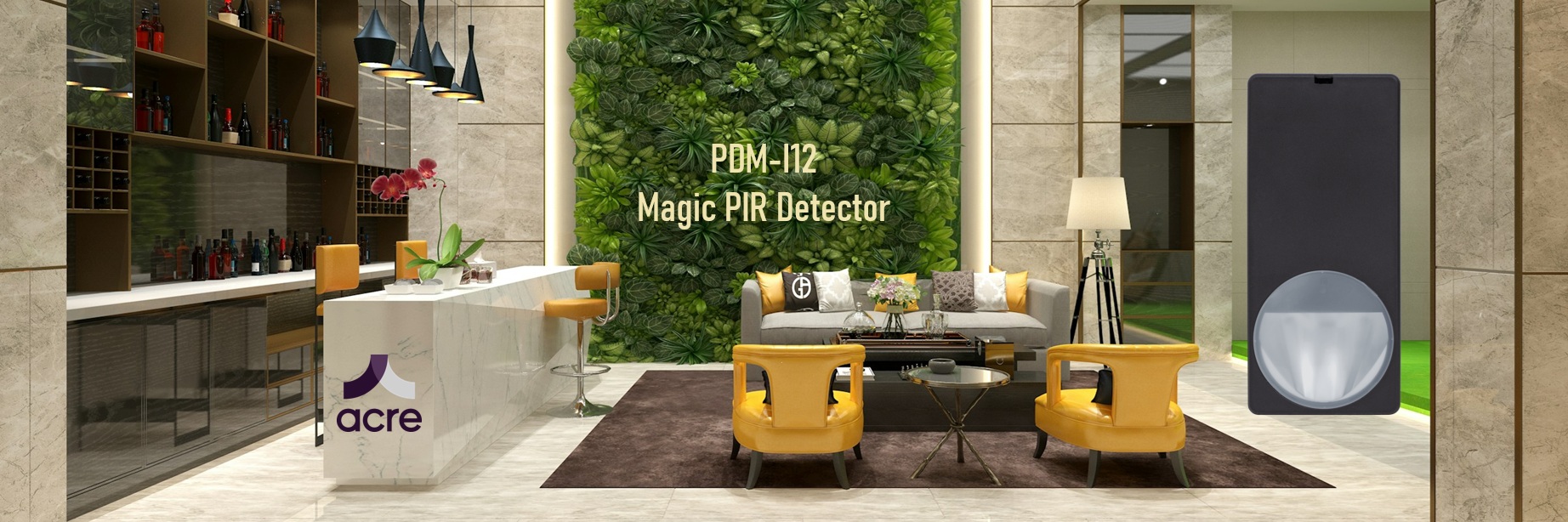 PMD-I12 détecteurs de mouvement acre security