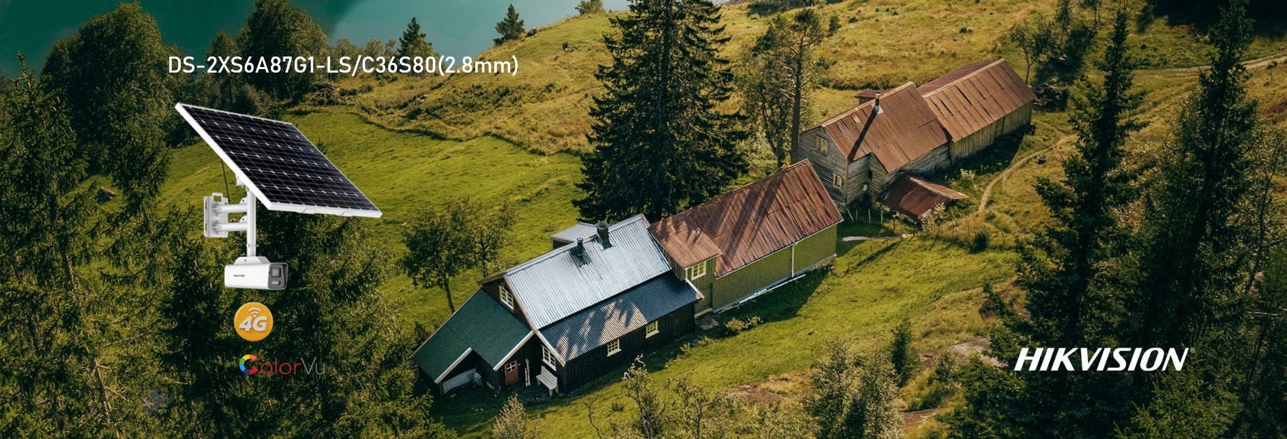 Caméra solaire Hikvision DS-2XS6A87G1-LS/C36S80(2.8mm)(O-STD)