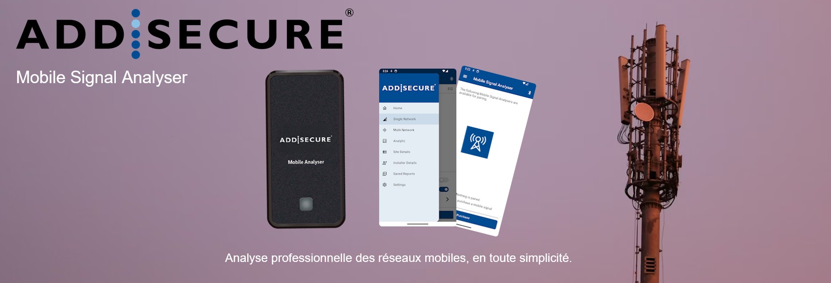 Analyseur de signal 4G AddSecure