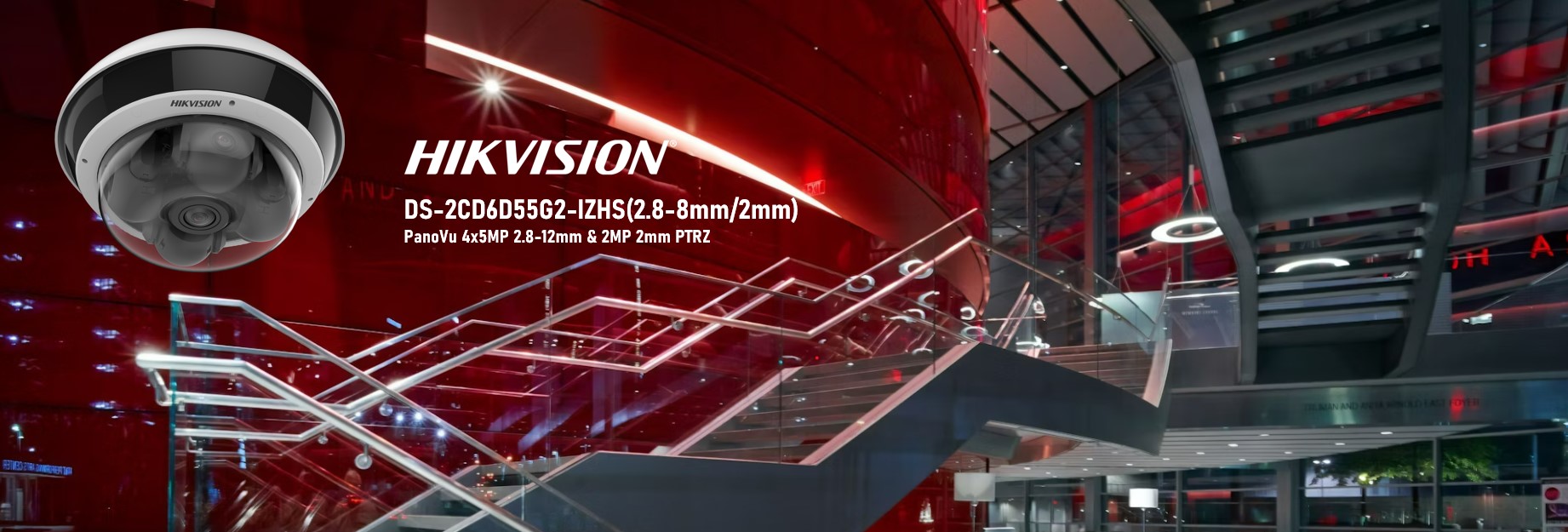 Hikvision PanoVu 20MP DS-2CD6D55G2-IZHS(2.8-8mm/2mm)