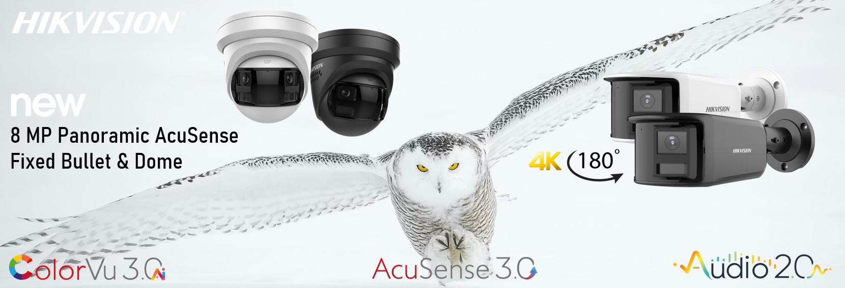 Nouvelles caméras HIKVISION 180°