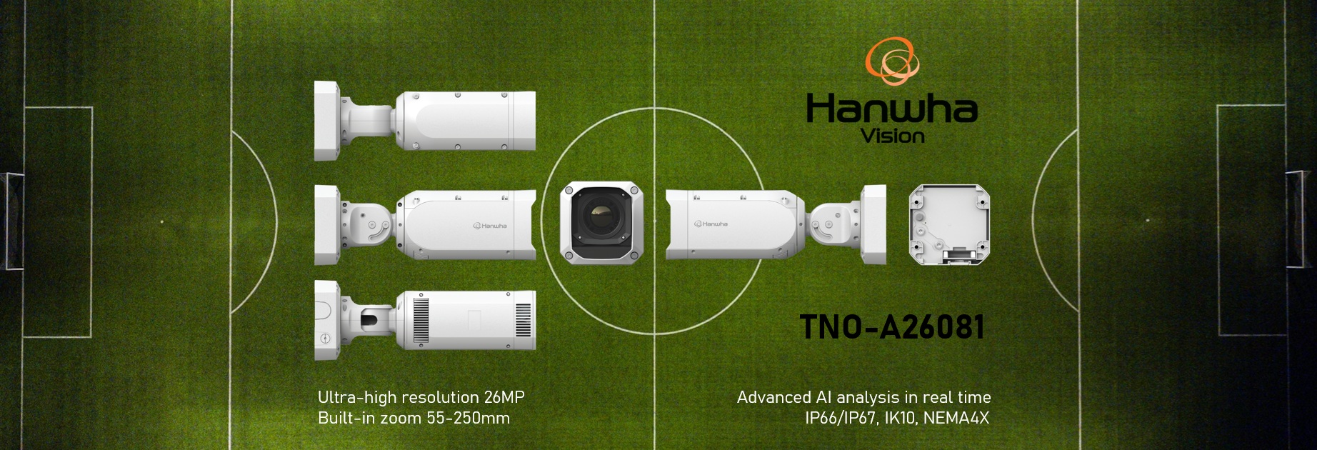 Hanwha Vision TNO-A26081 26MP Camera
