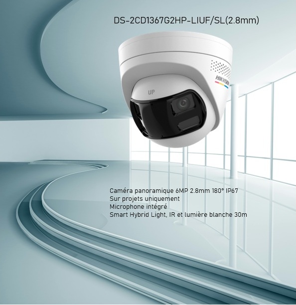 TURRET 6MP 180° Hybrid Light